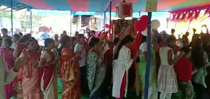 आनंद मार्ग का कीर्तन दिवस, अमझरिया में किया गया 48 घंटे का बाबा नाम केवलम कीर्तन का आयोजन