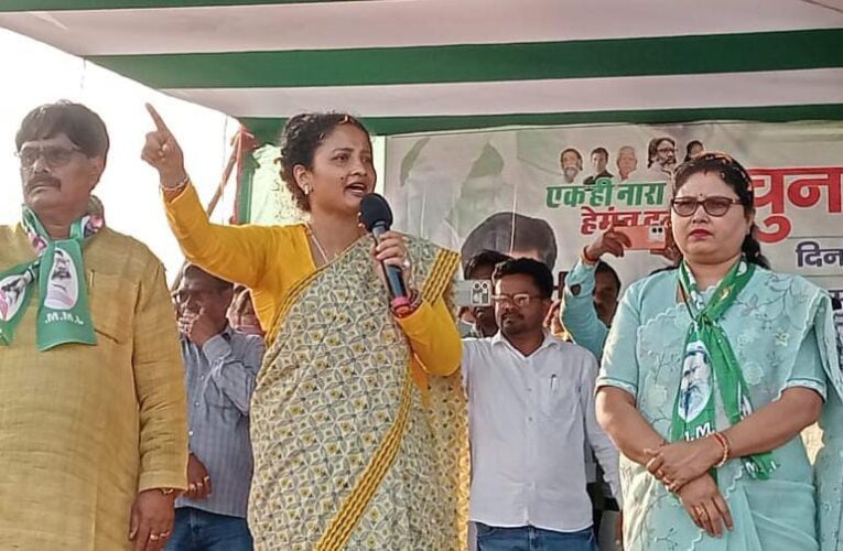 Jharkhand Election Meeting : चुनावी सभा में खूब गरजीं कल्पना सोरेन, कहा माटी का बेटा हेमंत सोरेन ने योजनाओं से जीता जनता का दिल