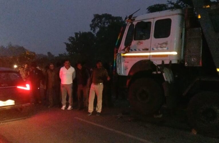 Road Accident : फोरलेन पुल के समीप हाईवा के टक्कर से मोटरसाइकिल चालक घायल, स्थिति गंभीर