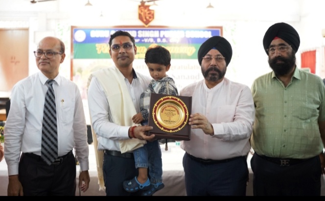 GGPS News: GGPS में सम्मान समारोह आयोजित, UPSC में सफल सौरभ सानंद को स्कूल ने किया अभिनंदन, विद्यालय को दिया अपनी सफलता का श्रेय 