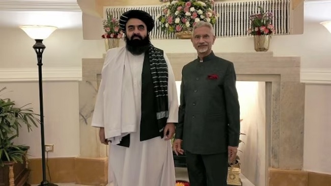 Jaishankar Muttaqi Meet : तालिबान के अमीर खान मुत्ताकी से मिले भारतीय विदेश मंत्री, जयशंकार बोले—हम दोनों सीमा पार आतंकवाद को झेल रहे है