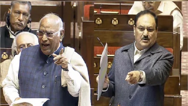 Lok Sabha News: संसद का शीतकालीन सत्र में भाजपा व कांग्रेस के अध्यक्षों की भिड़ंत, नेहरू के मुद्दे पर नड्डा व खड़गे में तकरार